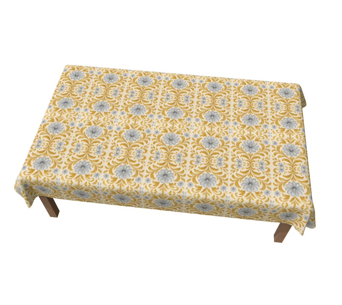 Gilded Garden 90 x 60 WEDDING Tablecloth