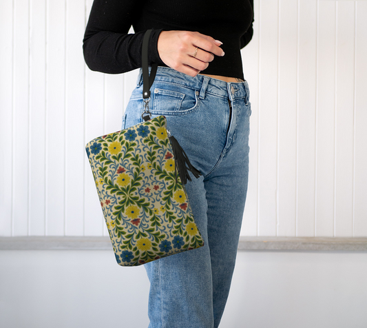 Jardin Provencale Goldenrod Clutch