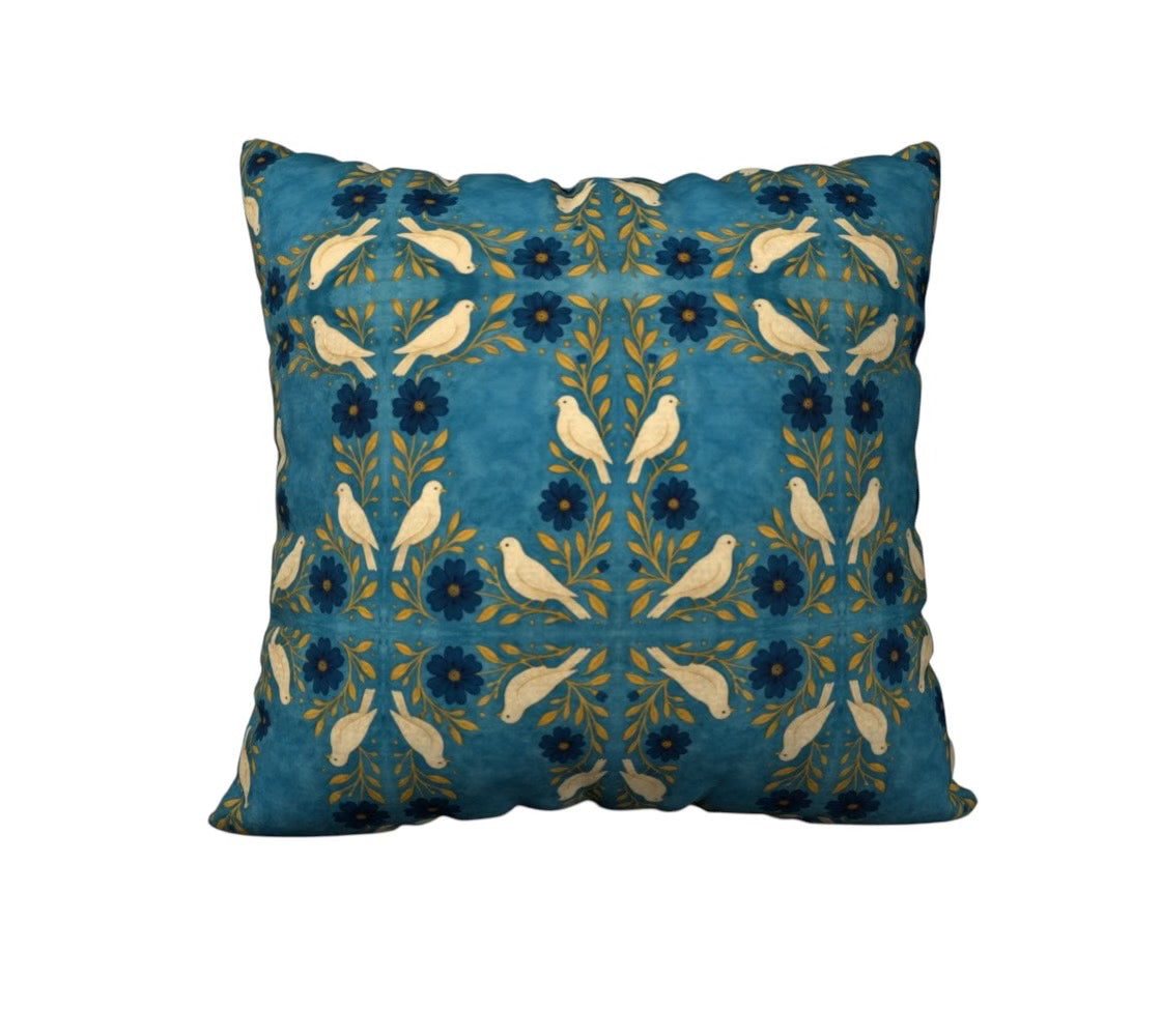 Doves of Peace 18 x 18 Pillow