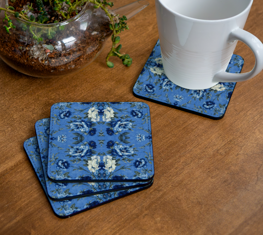 Blue Manor Bloom Coaster