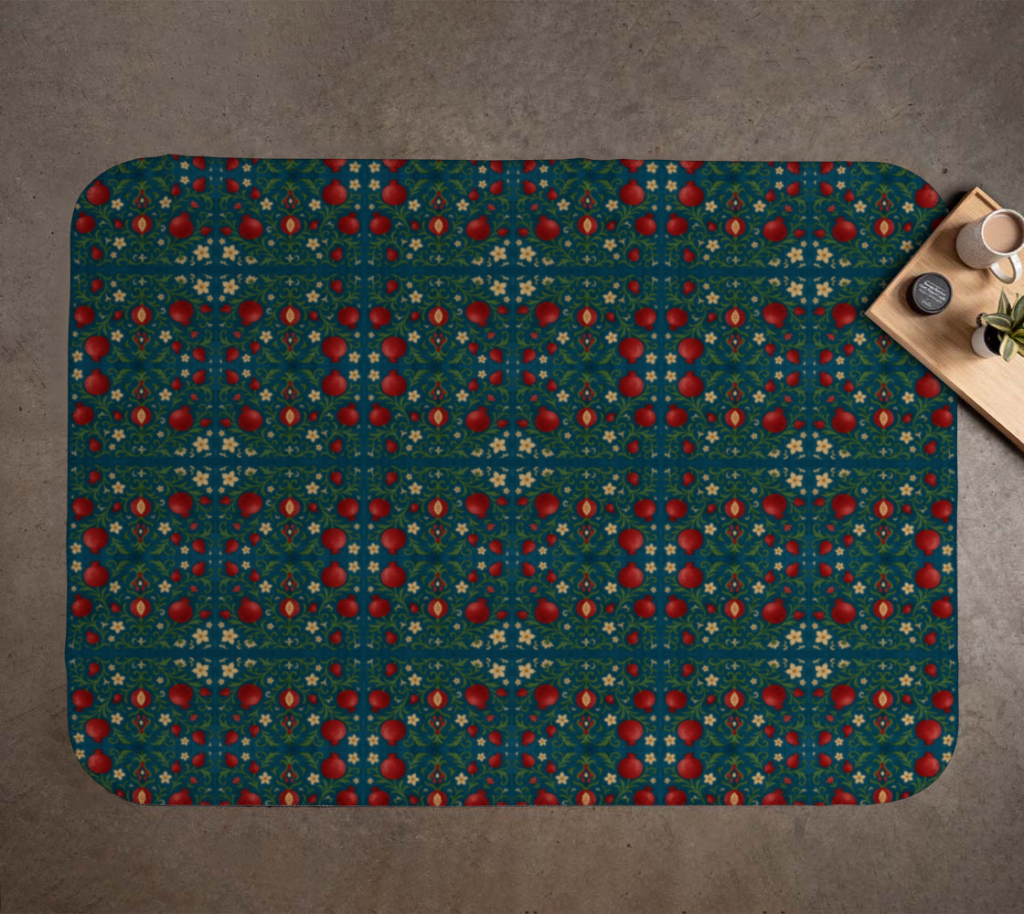 WINTER POMEGRANATES BLANKET