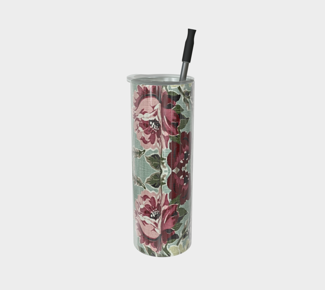 Seafoam Roses Water Bottle