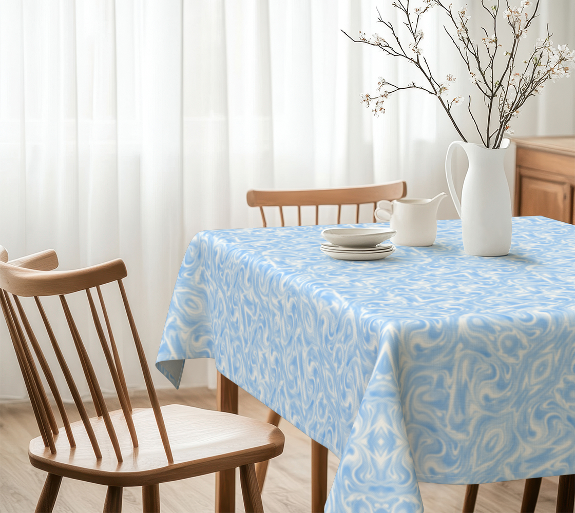 Blue Sky Swirl 60  x 60 Tablecloth