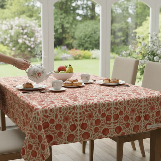 Red Pomegranates 60 x 60 Tablecloth