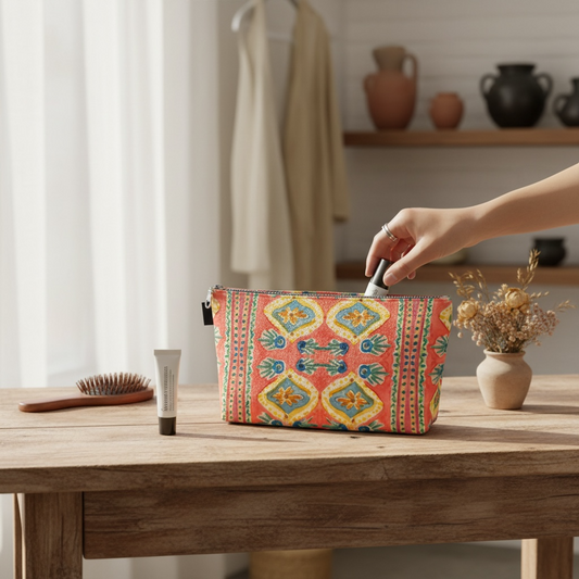 Island Diamonds Makeup Bag