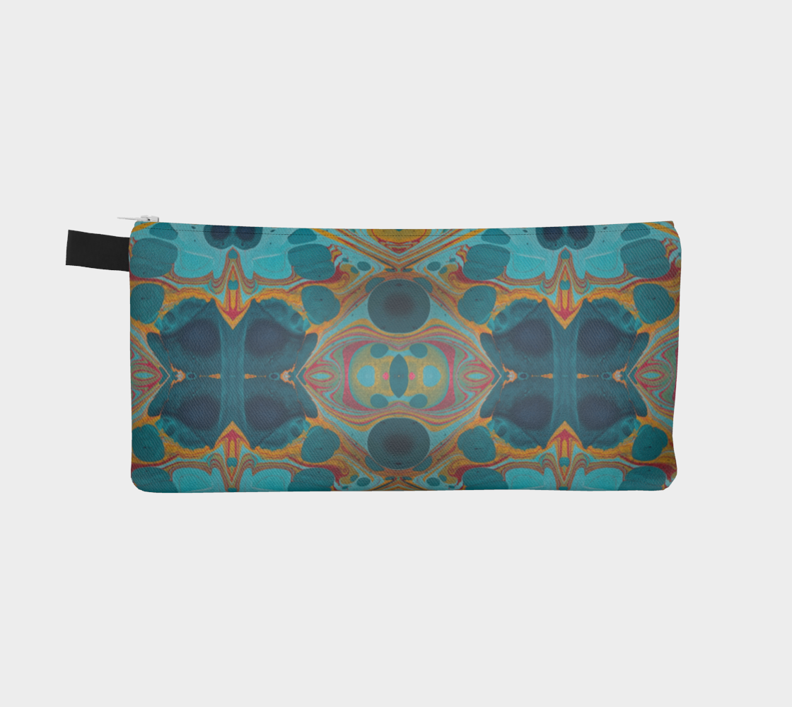 Gilded Currents Butterfly Pencil Case