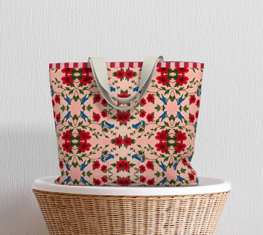 Songbird Bloom Pink Tote