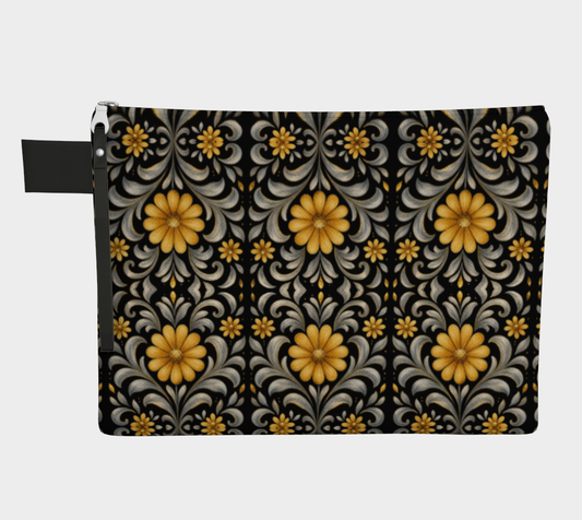 Midnight Silver Garden carry all bag