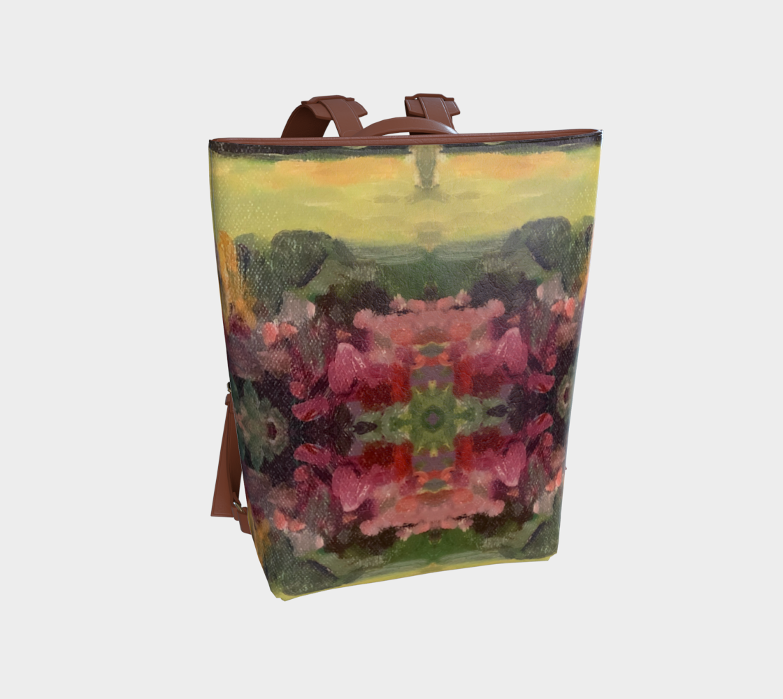 Giverny Gardens Vegan Leather Backpack