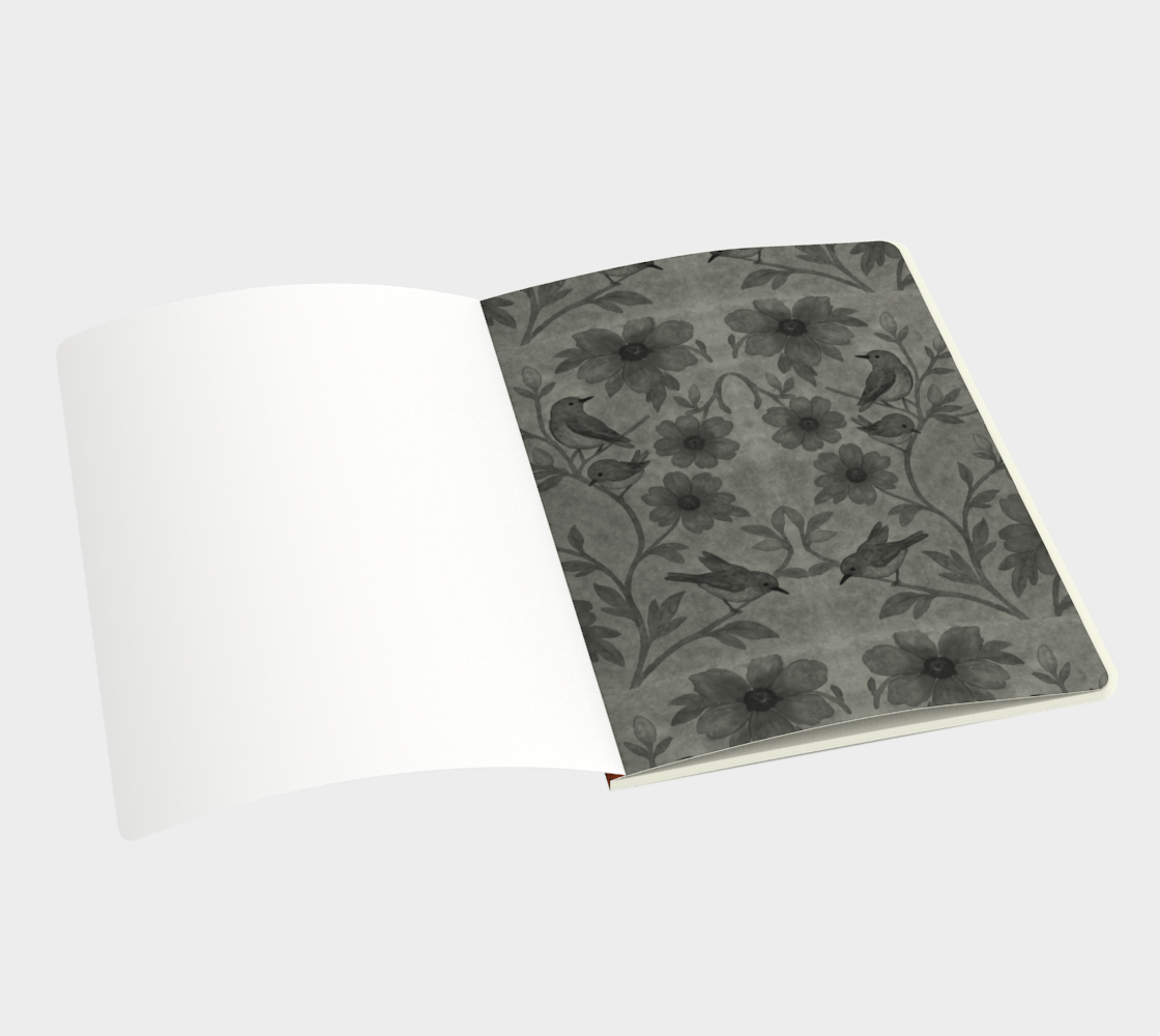 Songbird Bloom Terracotta Notebook