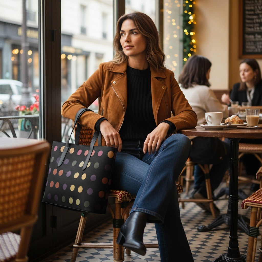 Carnivale Vegan Leather Tote Bag