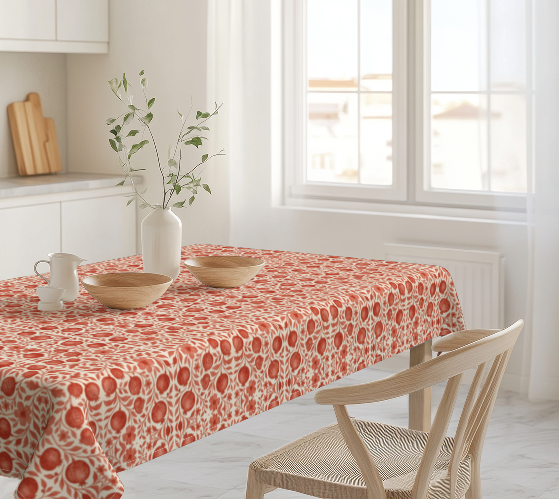 Red Pomegranates 60 x 90 Tablecloth