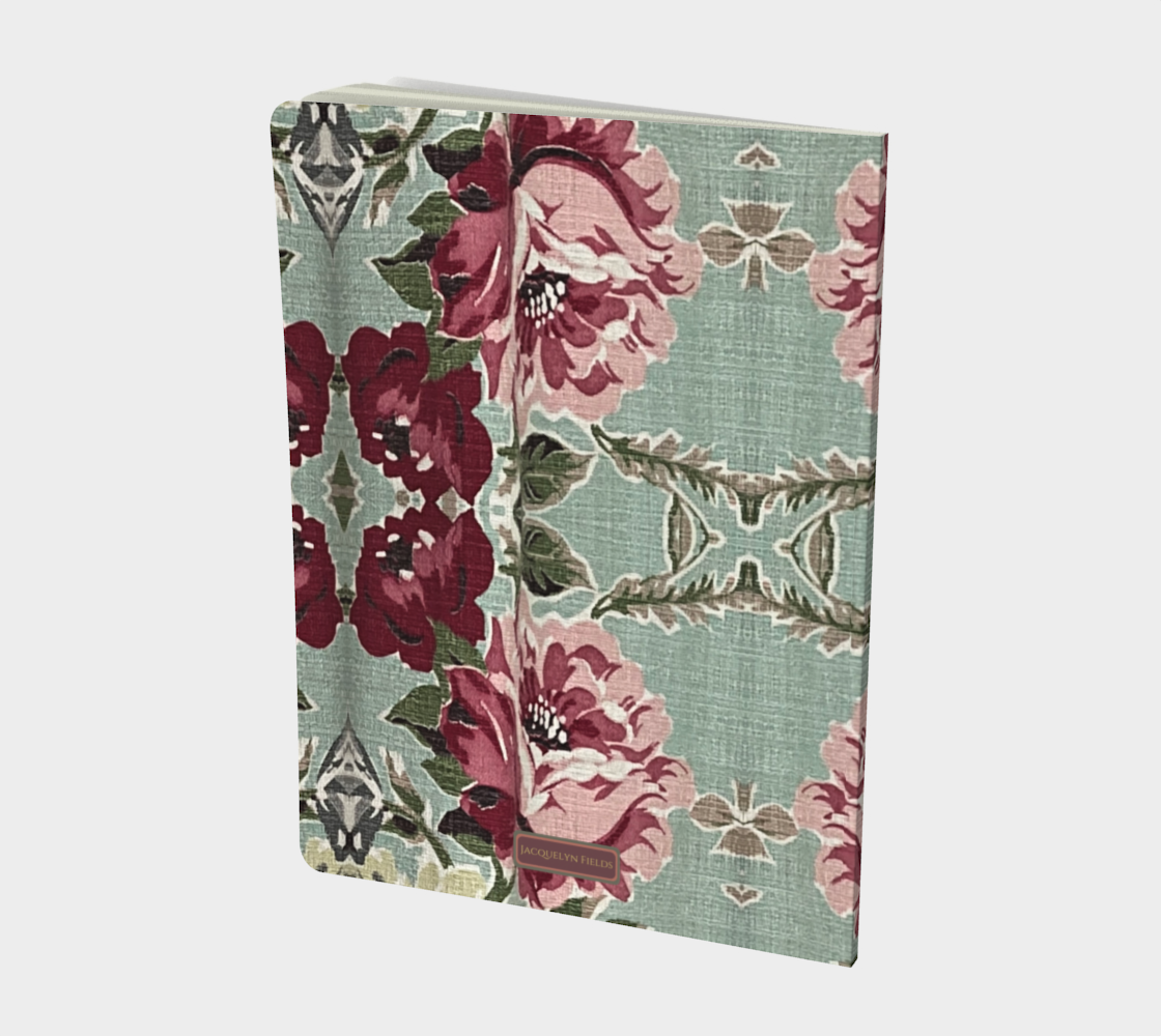Seafoam Roses Notebook