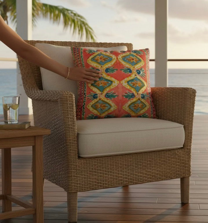Island Diamonds 22 x 22 Pillow Cover