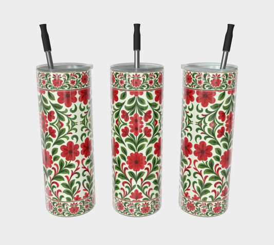 French Country Noel tumbler