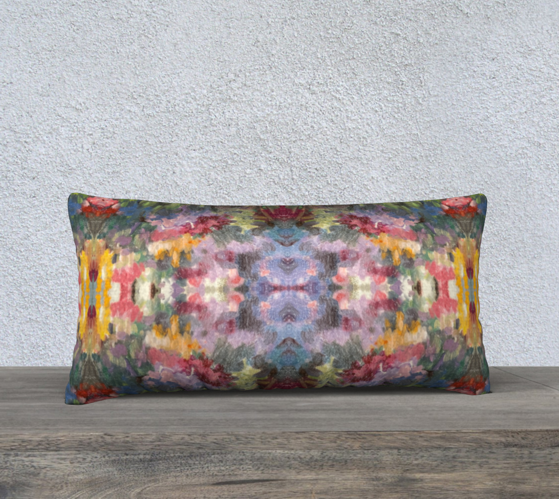 Monet Gardens 24 x 12 pillow cover