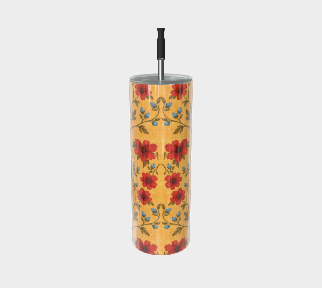 Golden Meadow tumbler