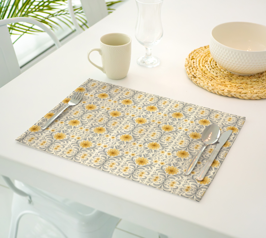 Silver Garden Placemat