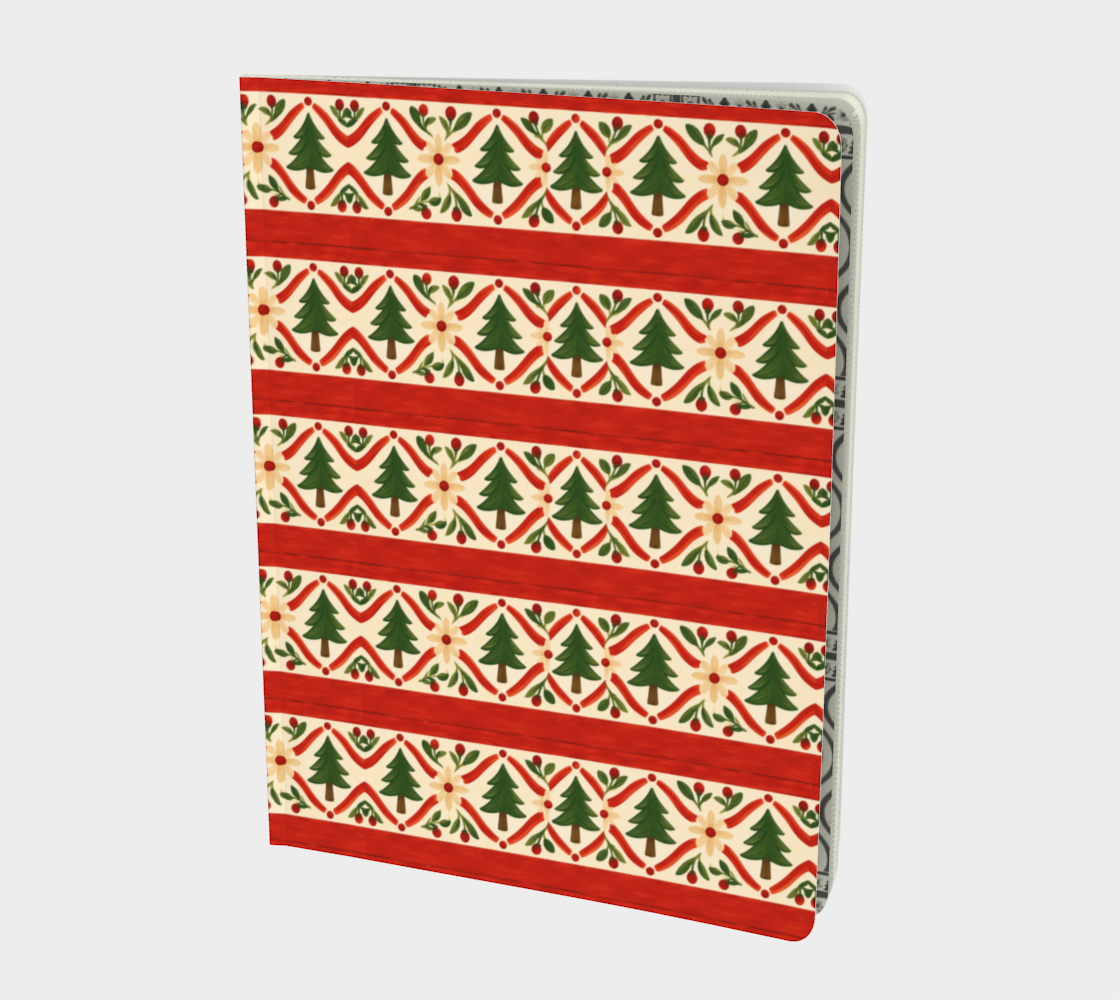 Evergreen Glow Stripes Notebook