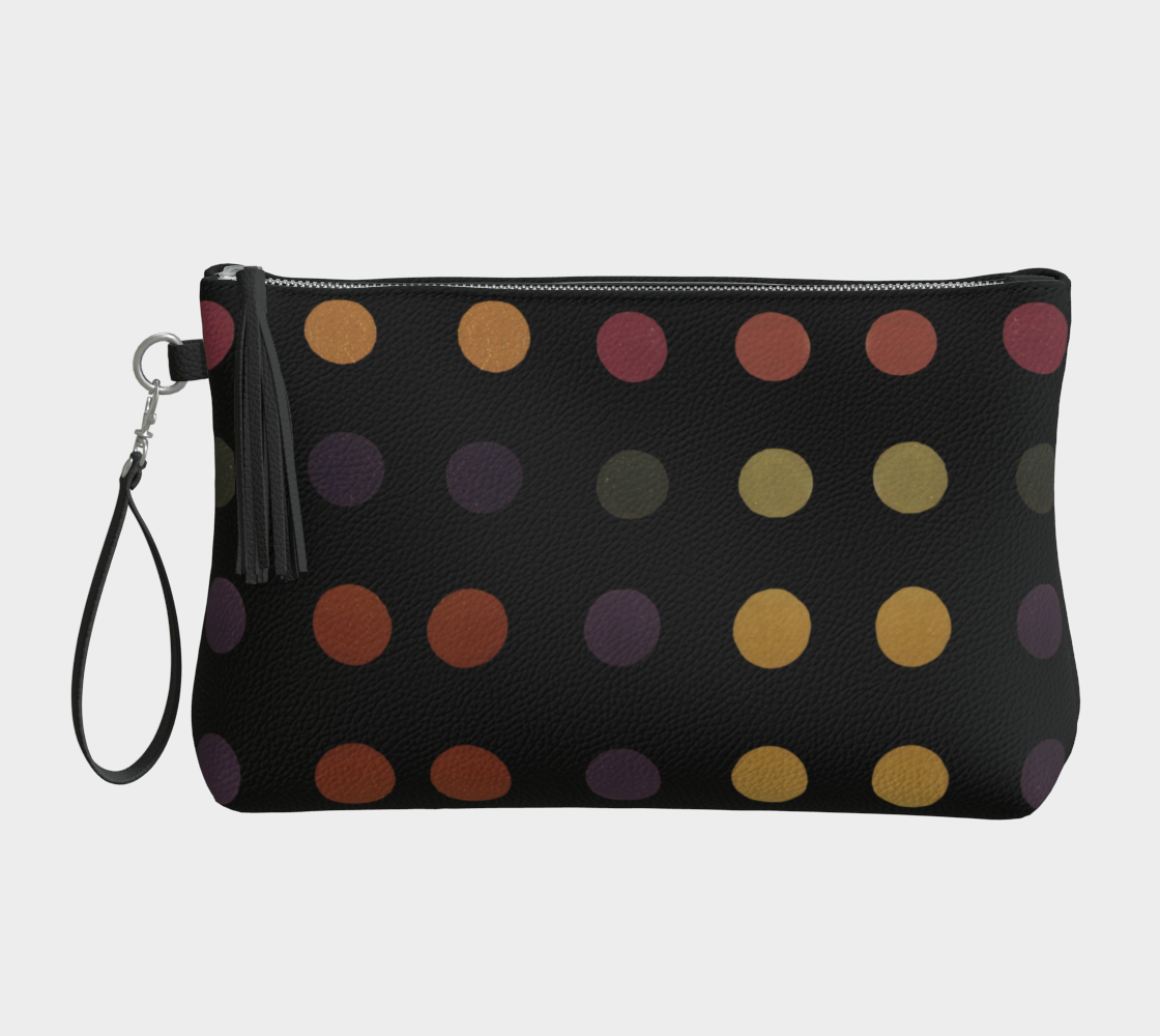 Carnivale Vegan Leather Clutch Wristlet