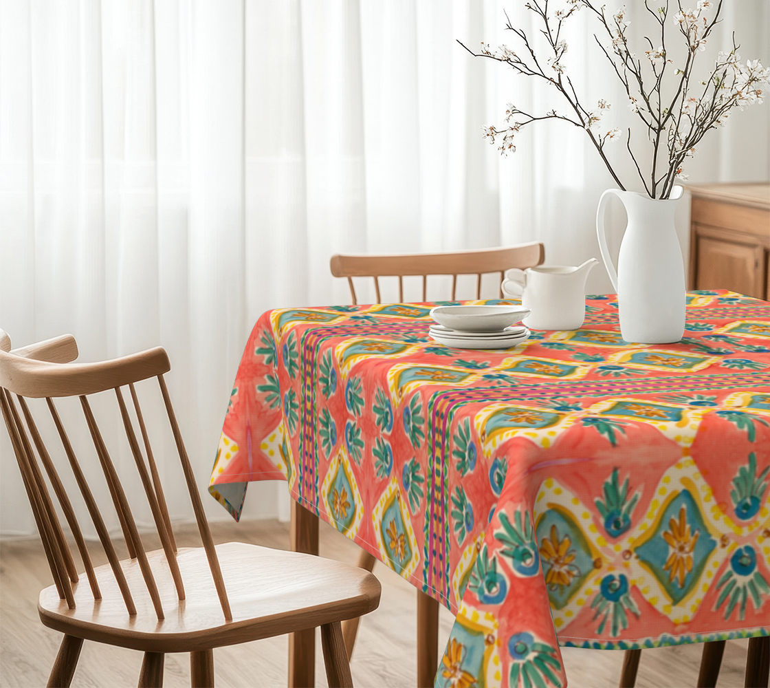 Island Diamonds 60 x 60 Tablecloth
