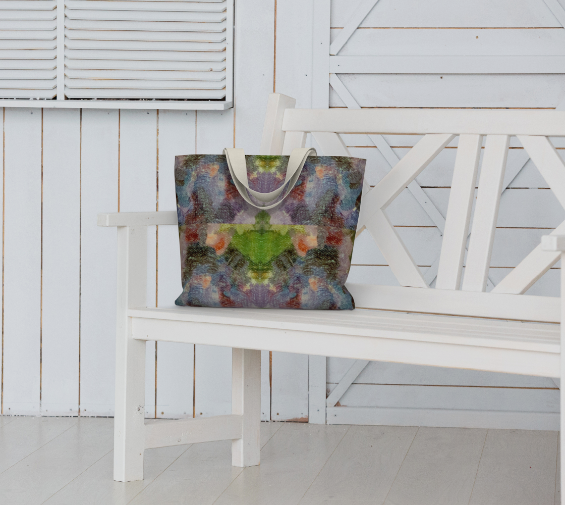 Lilac Waterlilies Tote Bag