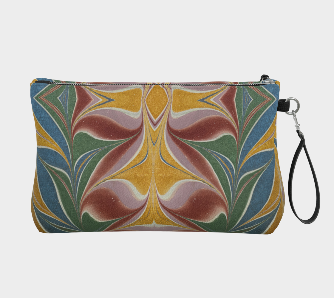 Florentine Flames Vegan Leather Clutch