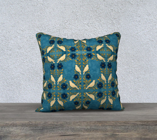 Doves of Peace 18 x 18 Pillow