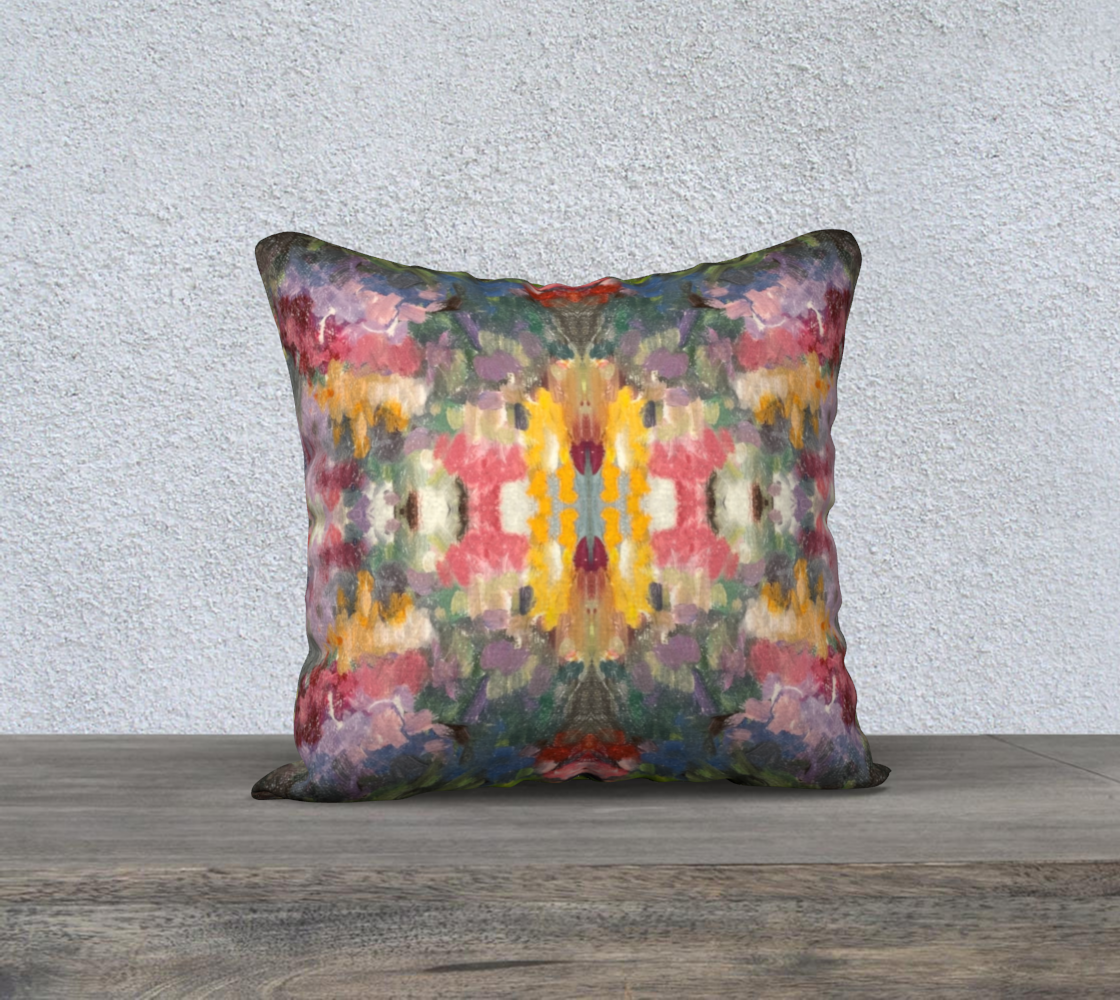 Monet Gardens 18 x 18 pillow cover