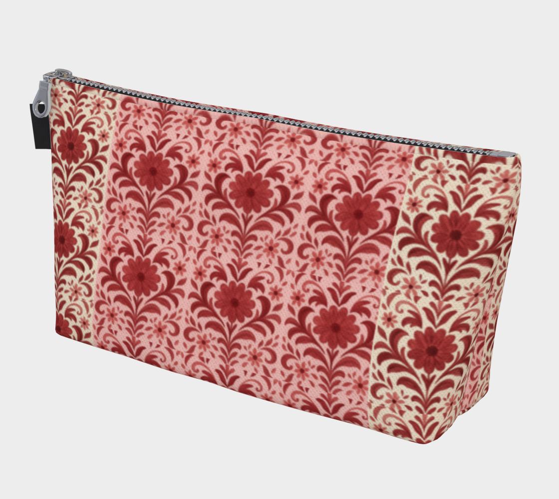 Petite Fleur Rouge D'Hiver Makeup Bag