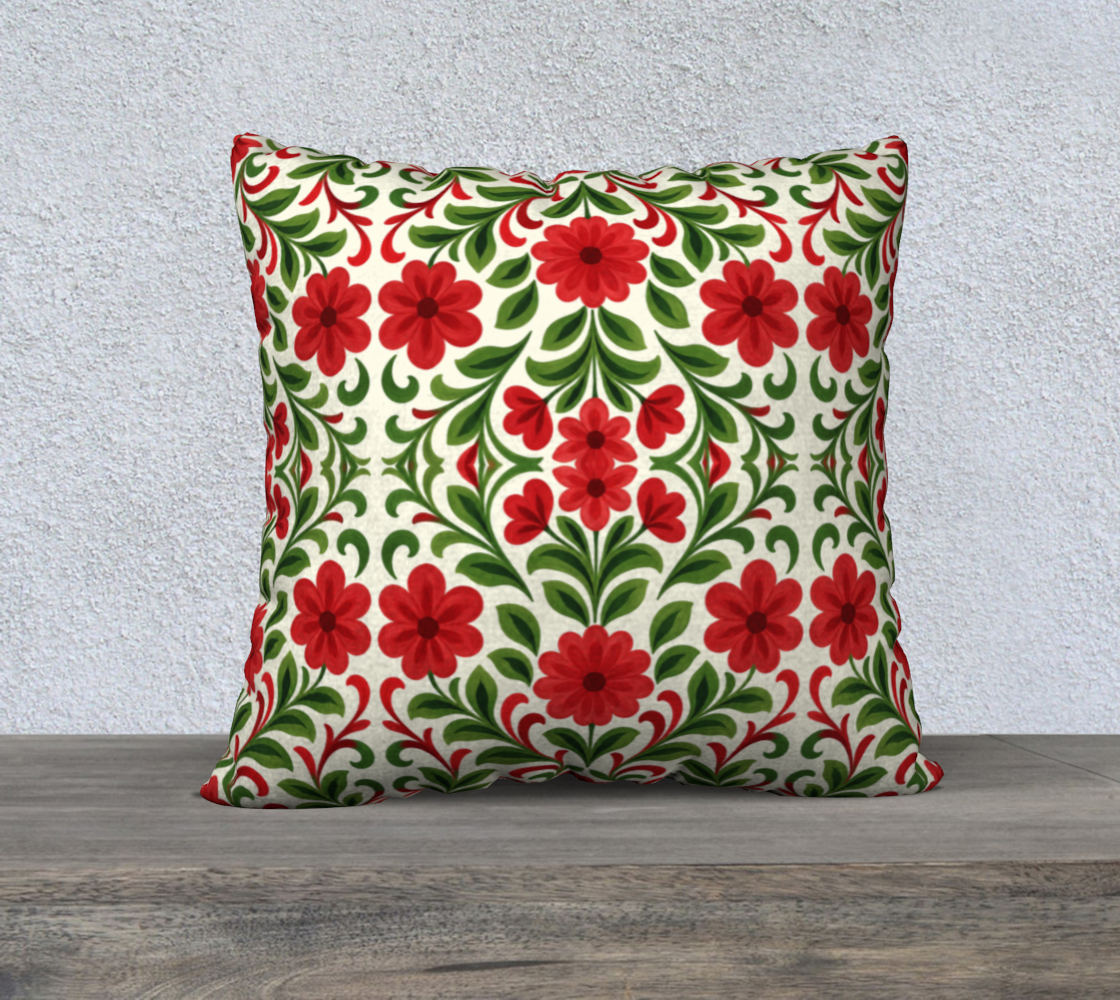 French Country Noel 22 x 22 pillow
