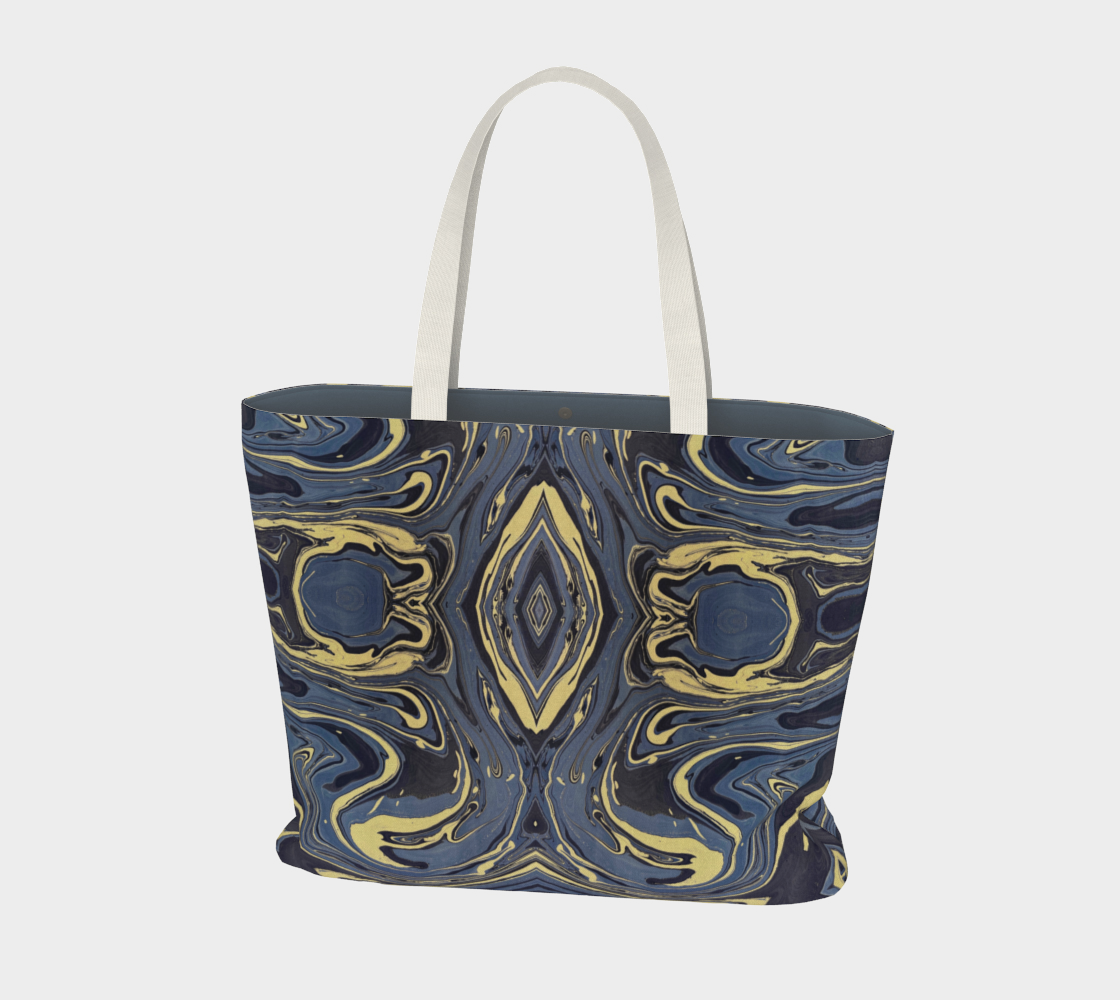 Mendocino Blues Diamond Tote Bag