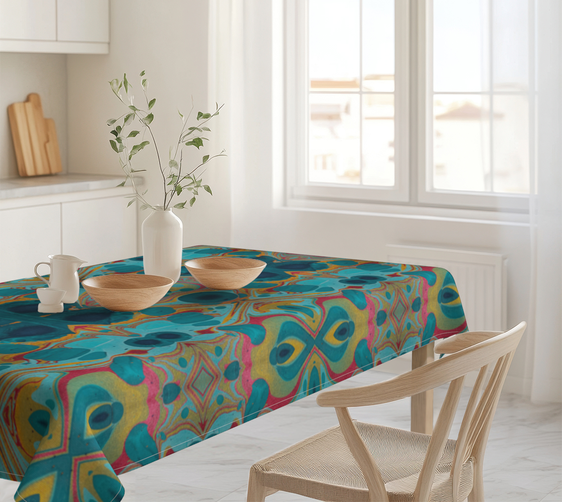 Gilded Currents Butterflies 60 x 90 Tablecloth