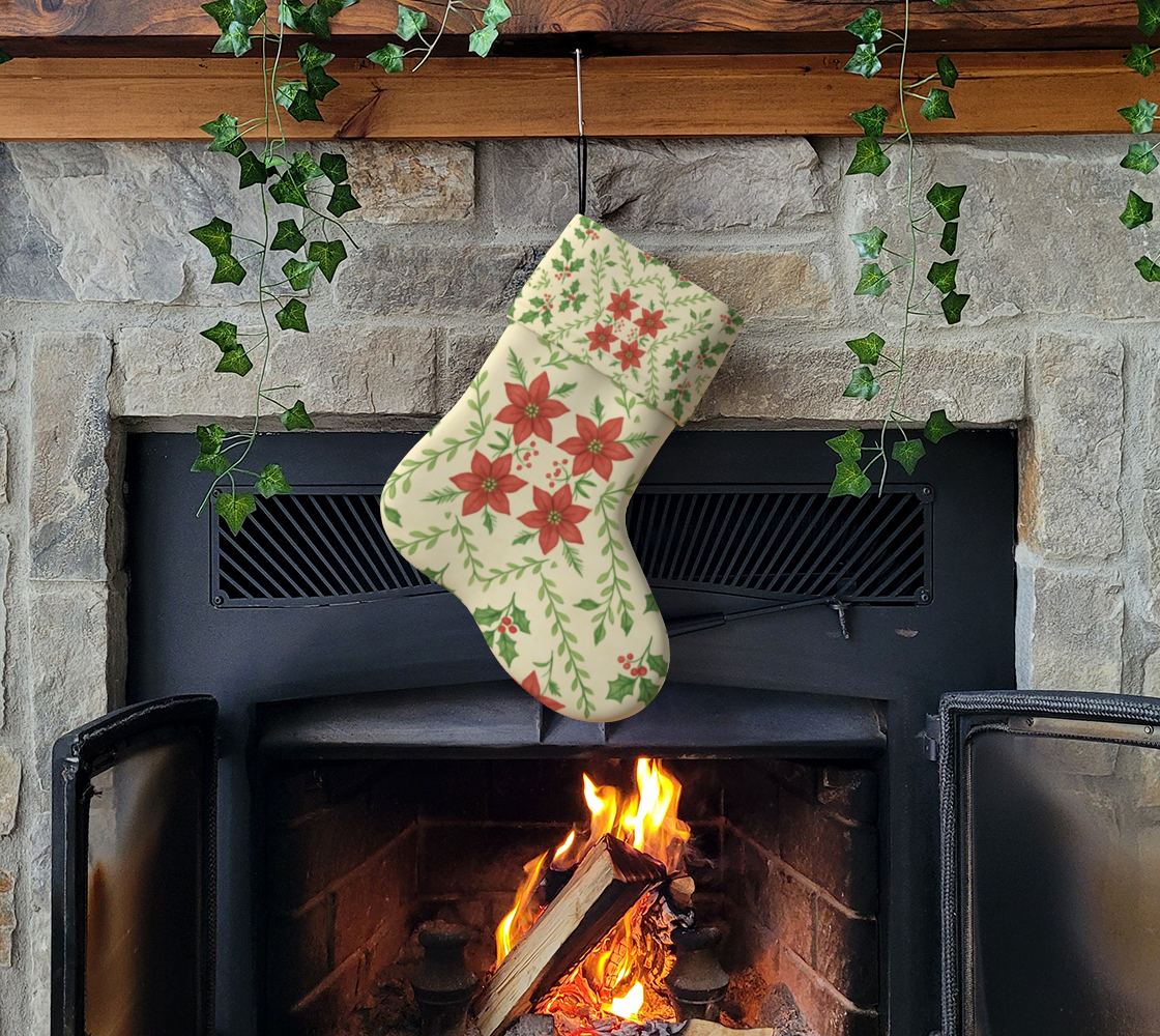 Yuletide Bloom Holiday Stocking