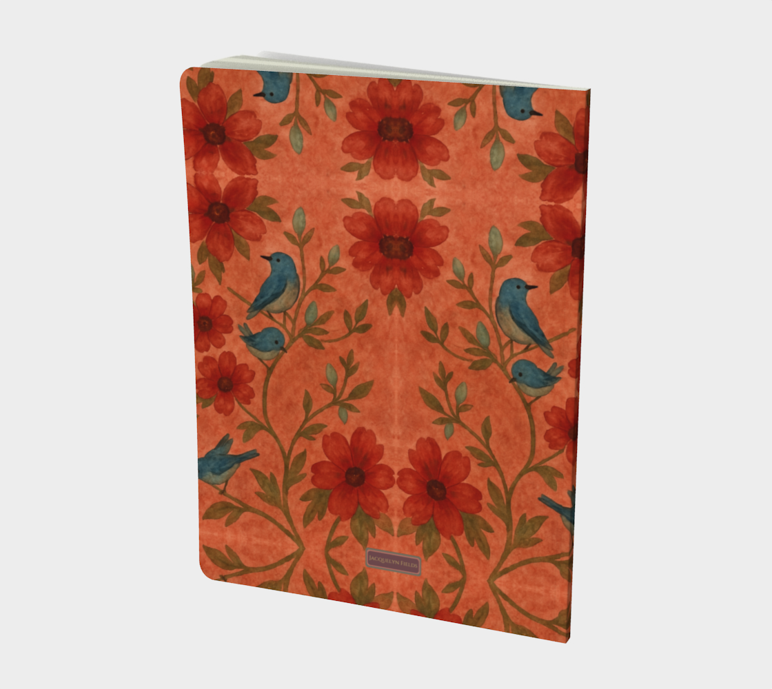 Songbird Bloom Terracotta Notebook