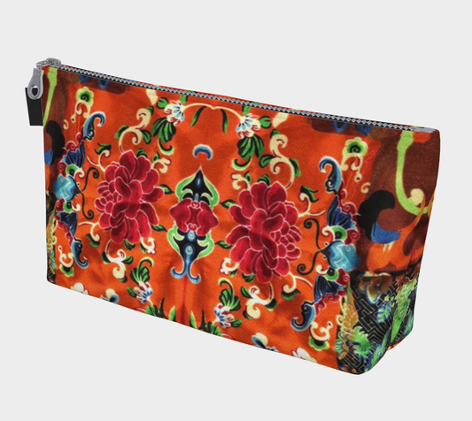 Jade and Flame Makeup Bag