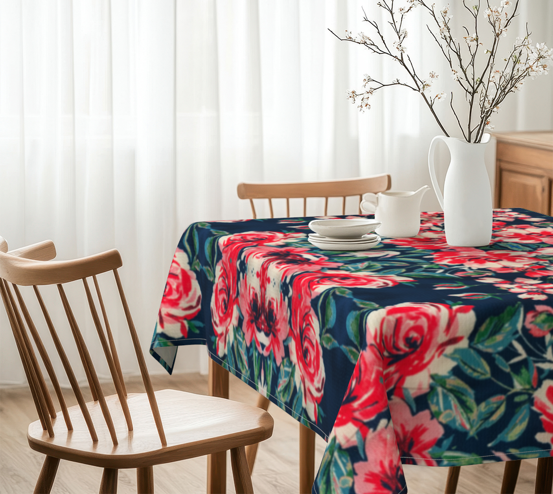 Harbor Rose 60 x 60 Tablecloth