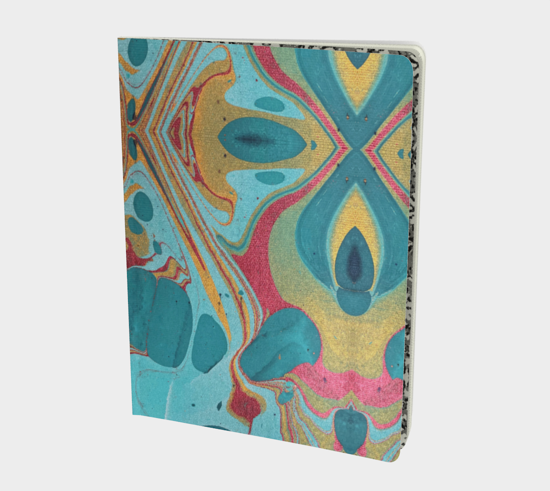 Gilded Currents Butterfly Notebook