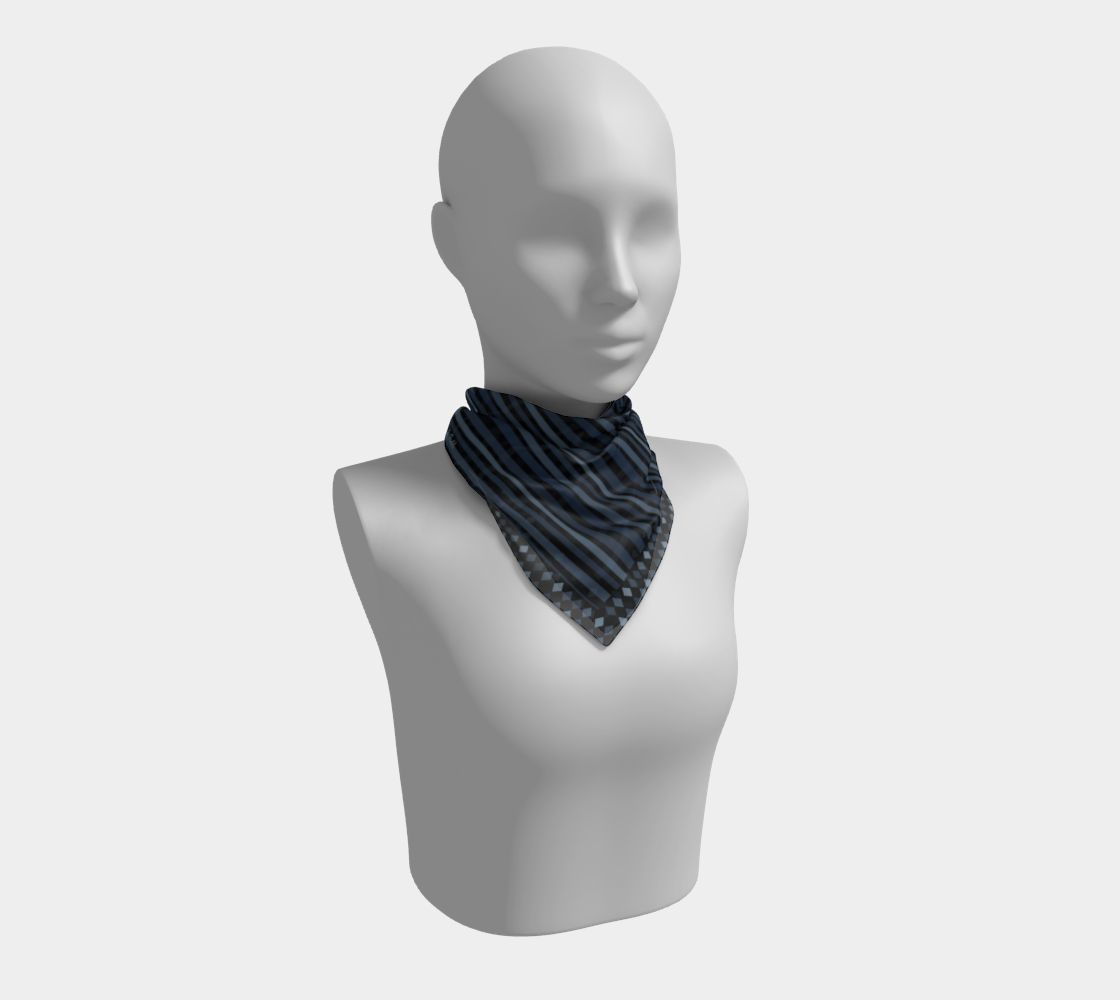 Twilight Bands Silk Square Scarf