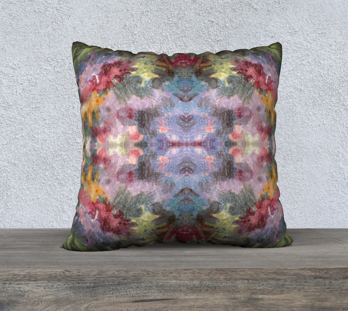 Monet Gardens 22 x 22 pillow cover