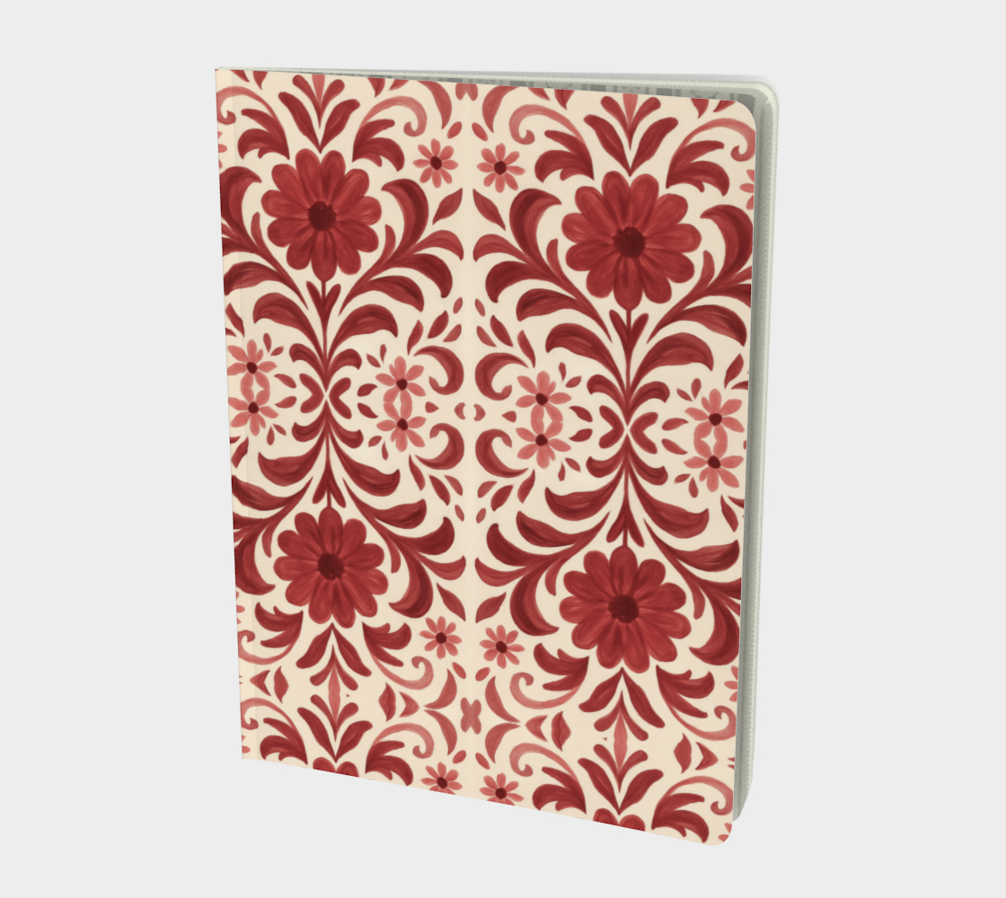 red petite fleur notebook