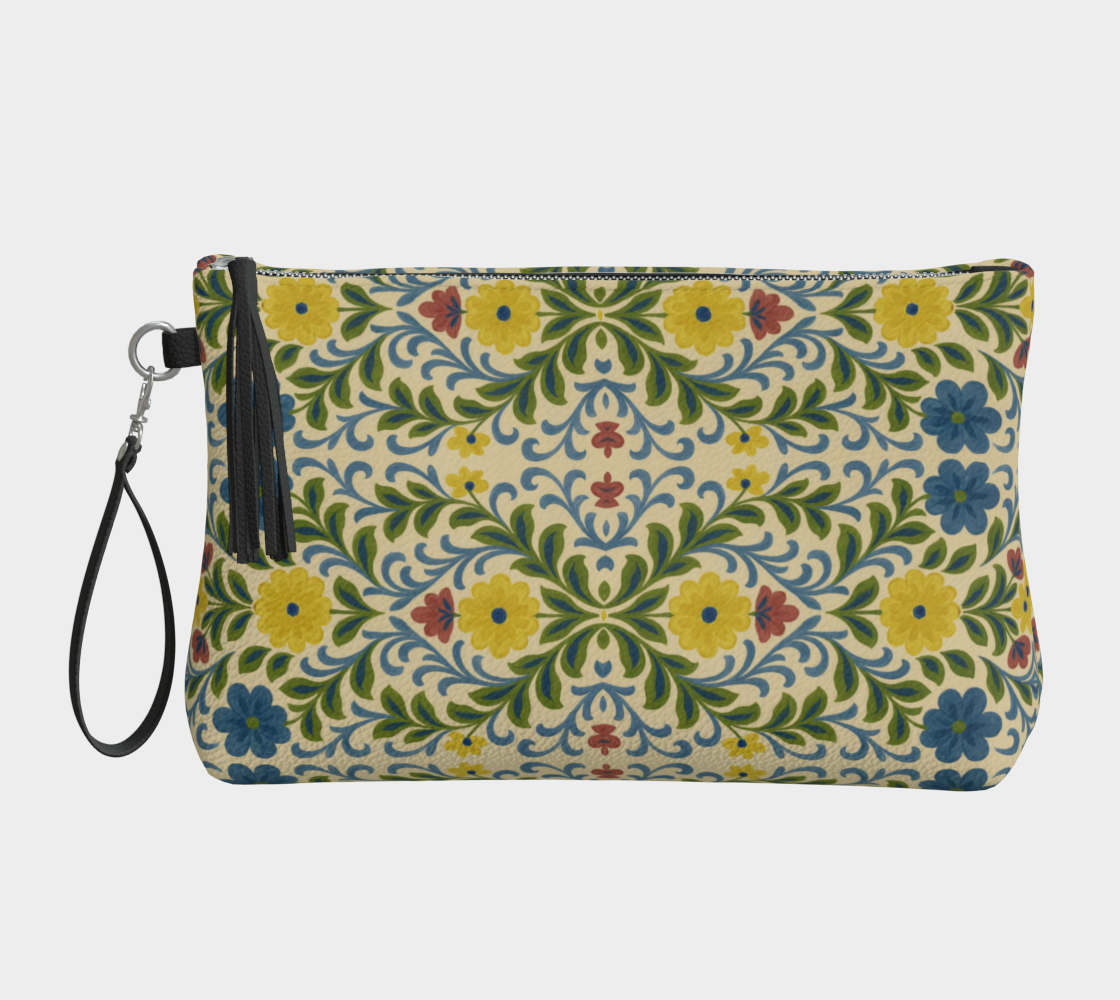 Jardin Provencale Goldenrod Clutch