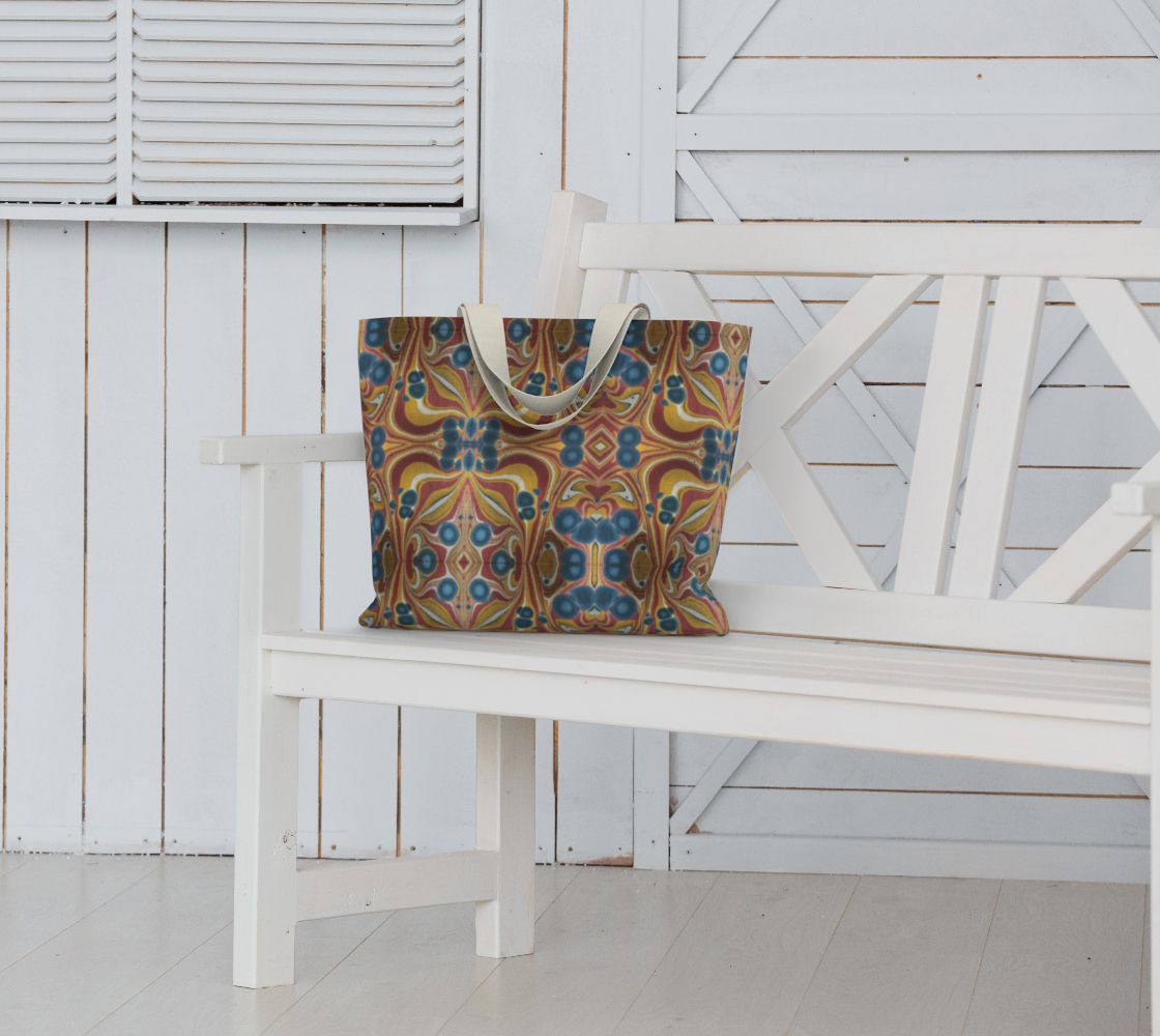 Tuscan Marble Sunset Tote Bag