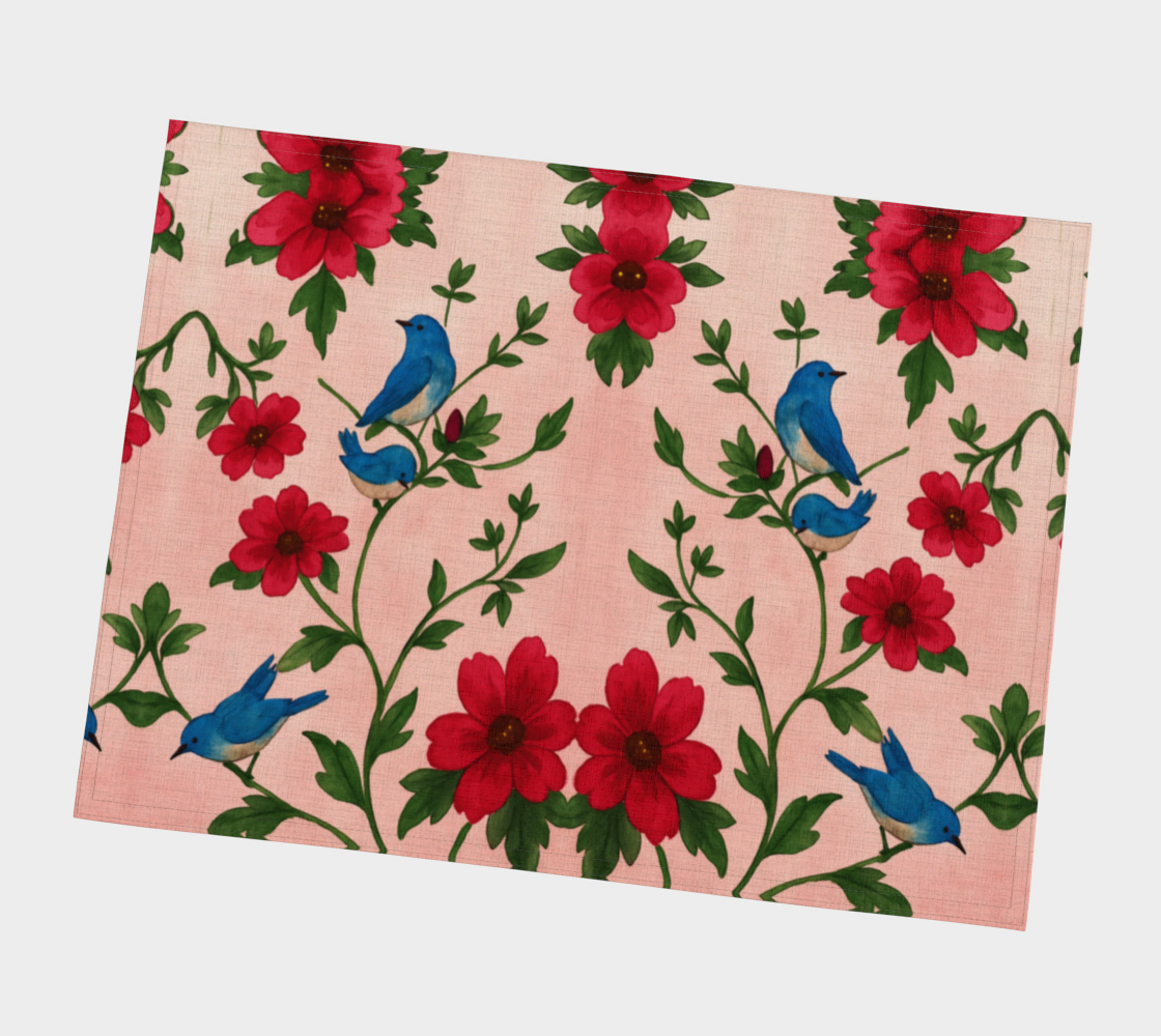 Songbird Bloom Pink Placemats