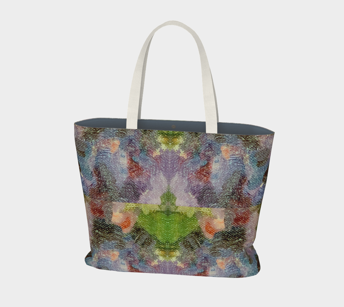 Lilac Waterlilies Tote Bag