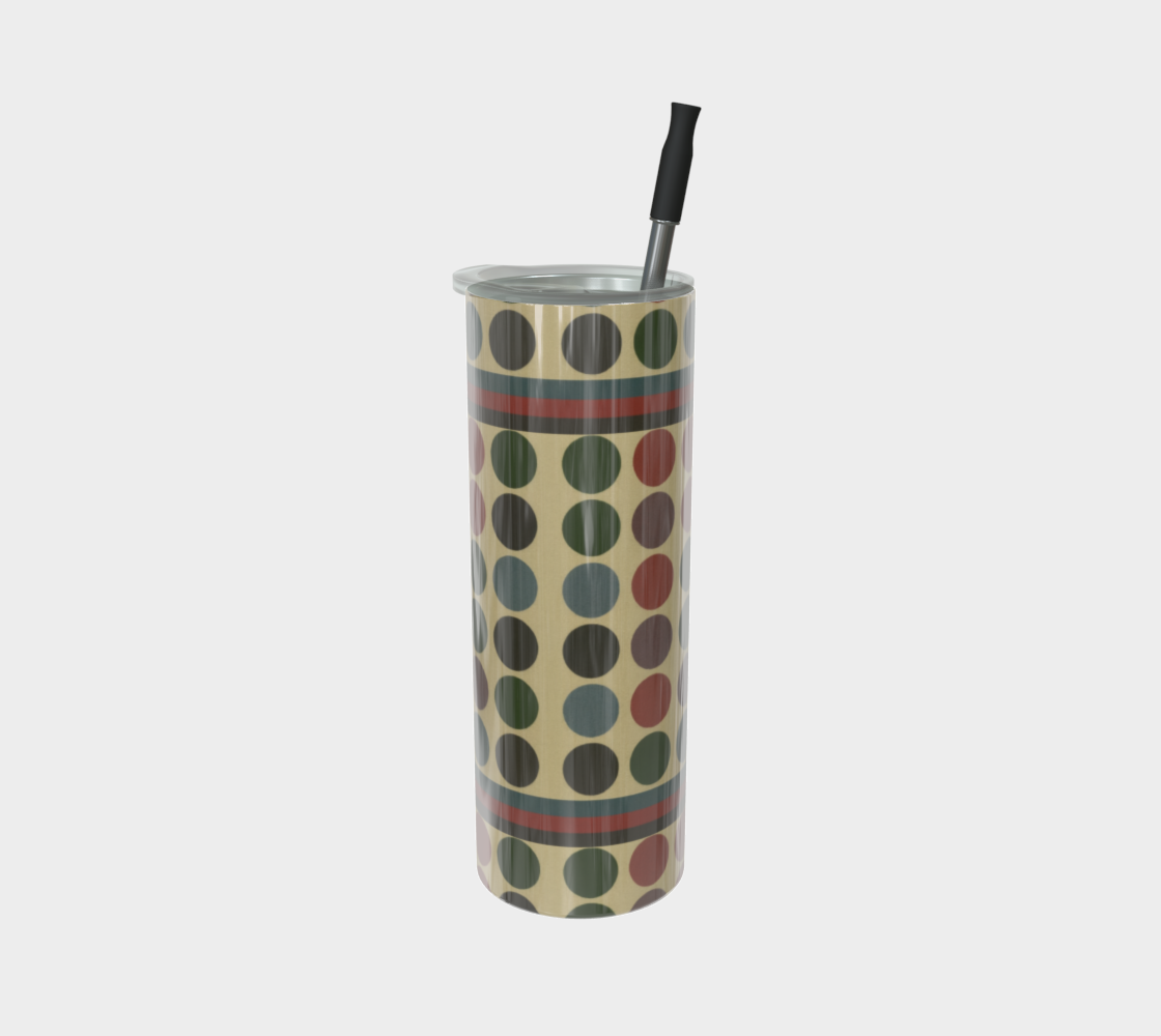 Retro Dotscape Water Bottle