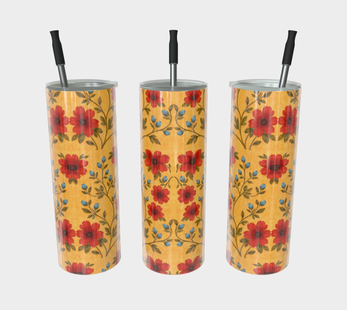Golden Meadow tumbler