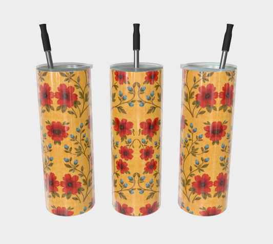 Golden Meadow tumbler