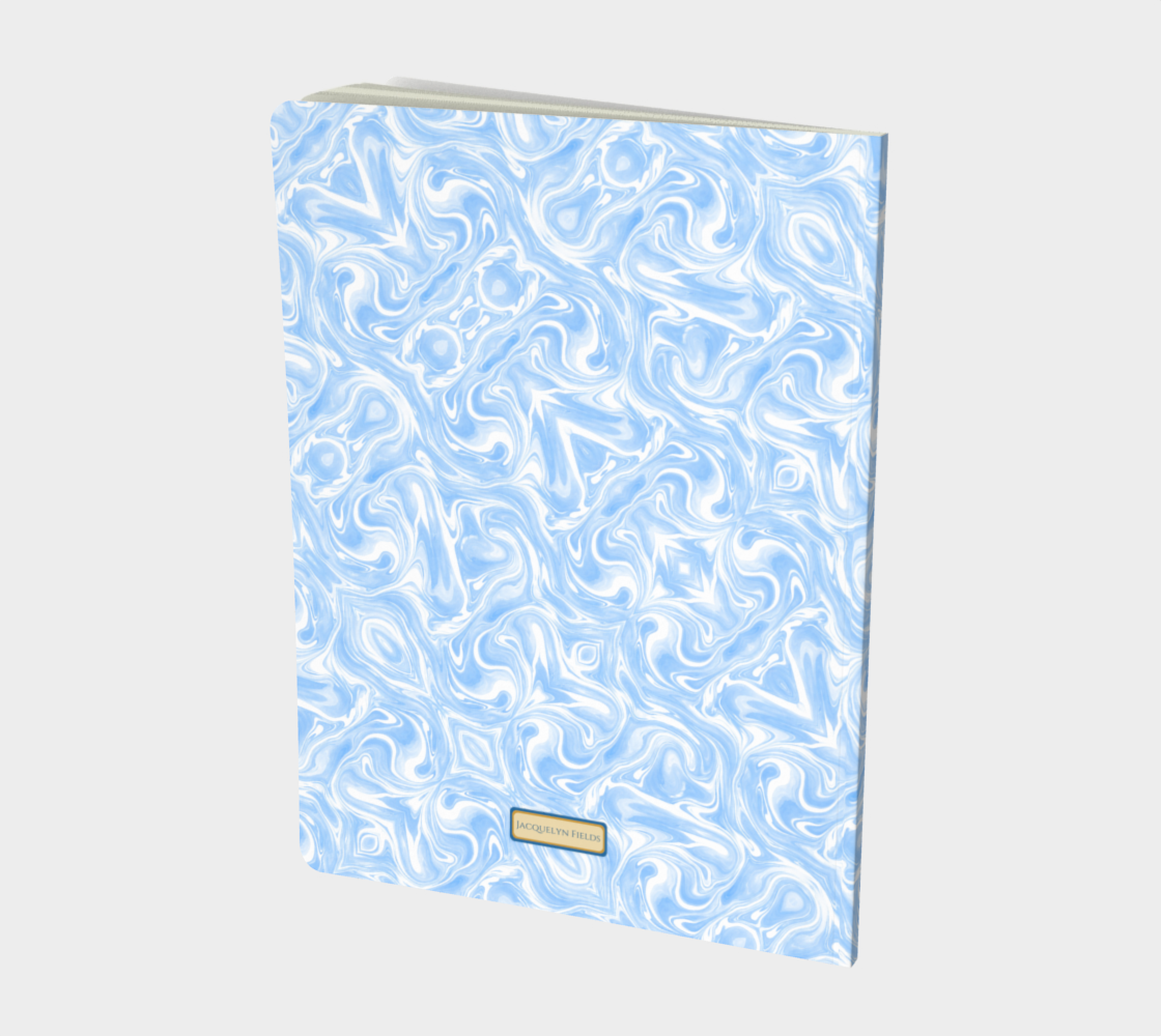 Blue Sky Swirl Notebook