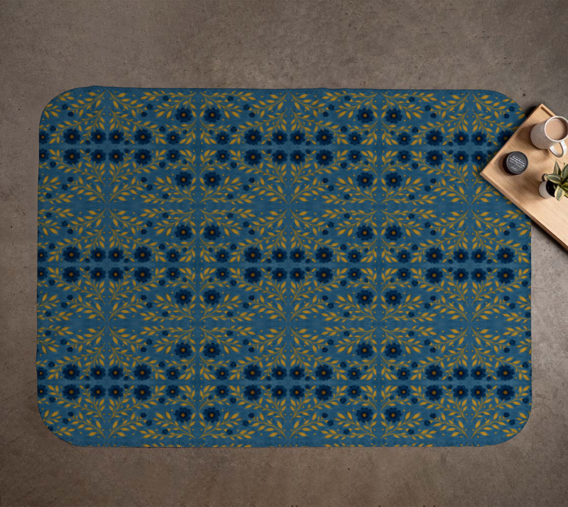 indigo meadow blanket